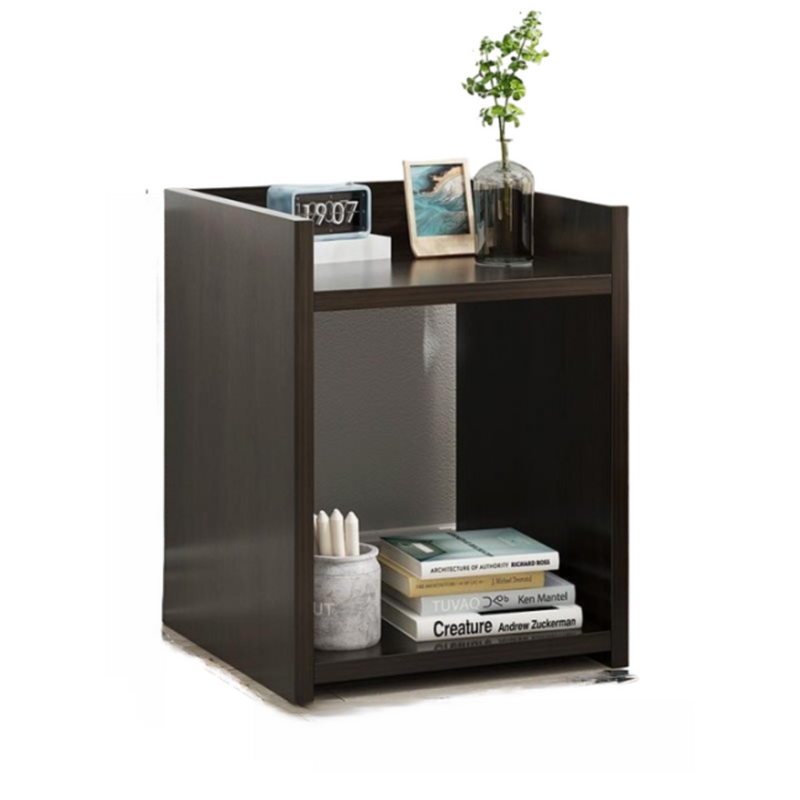 Mesa De Noche Velador Madera Hogar Cuarto Moderno