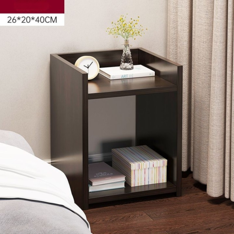 Mesa De Noche Velador Madera Hogar Cuarto Moderno