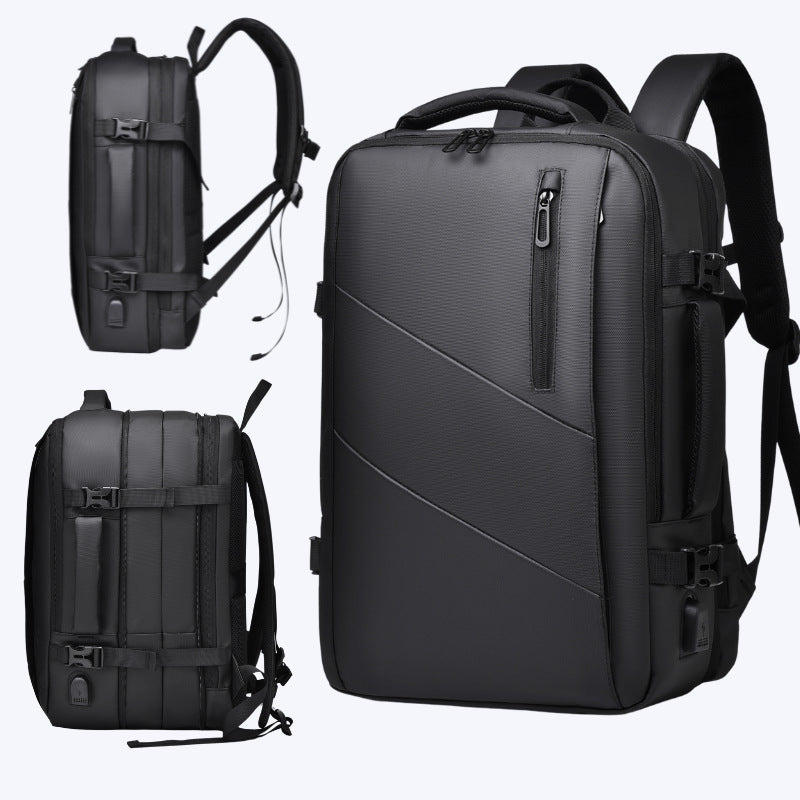 Mochila Casual Para Lapto Negocios Expandible Gran Capacidad Trabajo Viaje