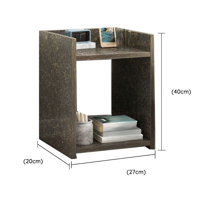 Mesa De Noche Velador Madera Hogar Cuarto Moderno