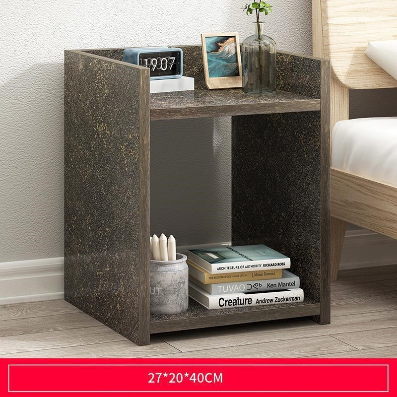 Mesa De Noche Velador Madera Hogar Cuarto Moderno